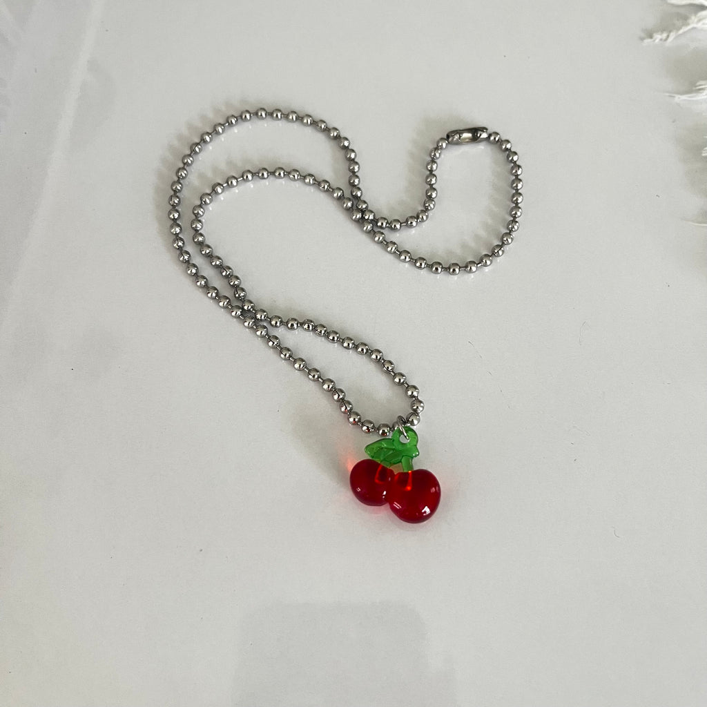 COLLIER CERISE