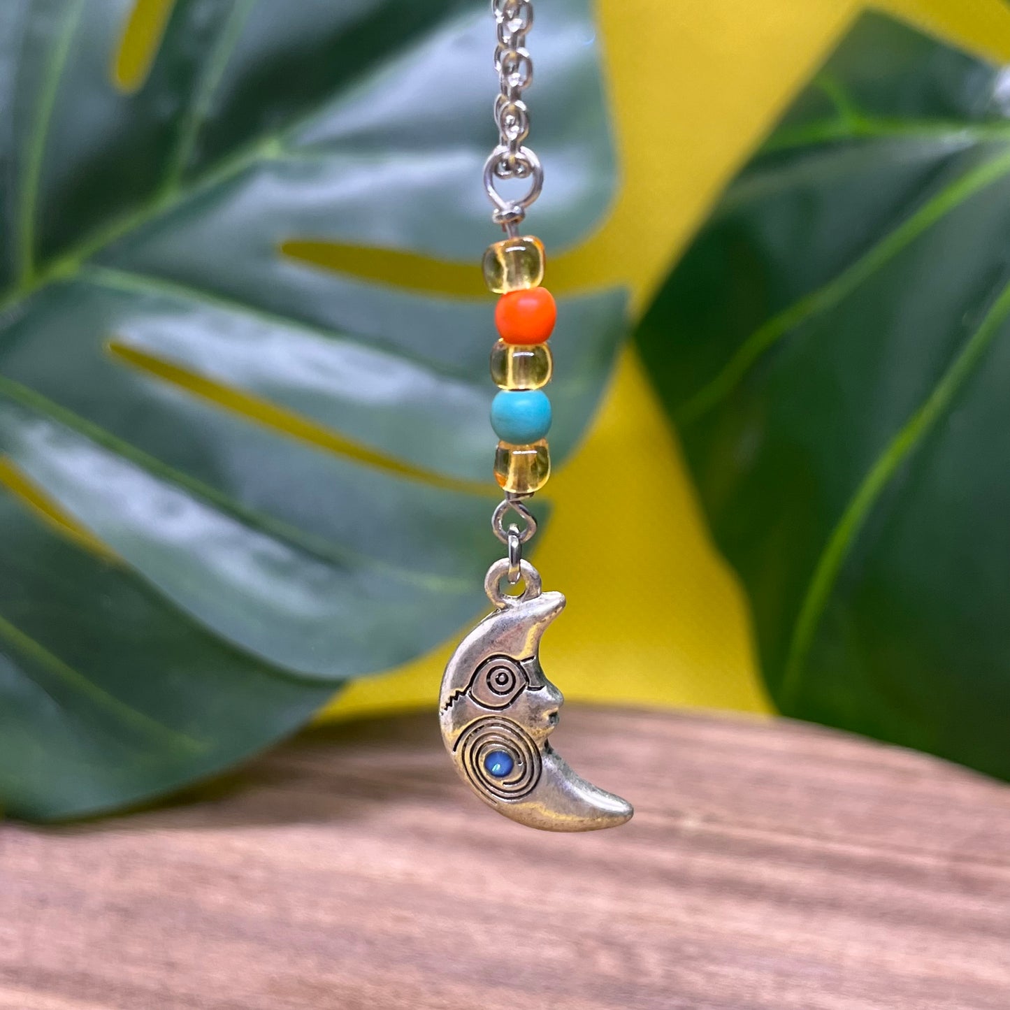 SILVER MOON NECKLACE