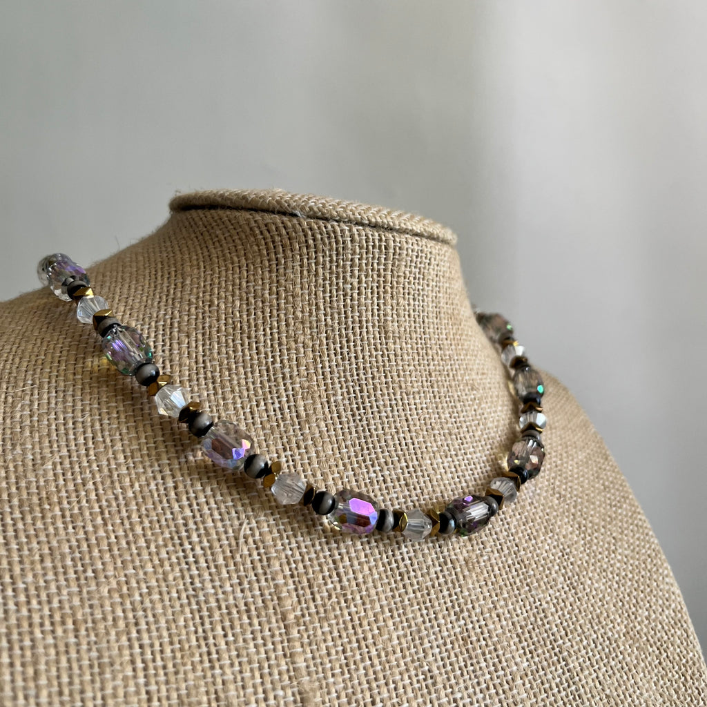 CRYSTAL ZEBRA CHOKER