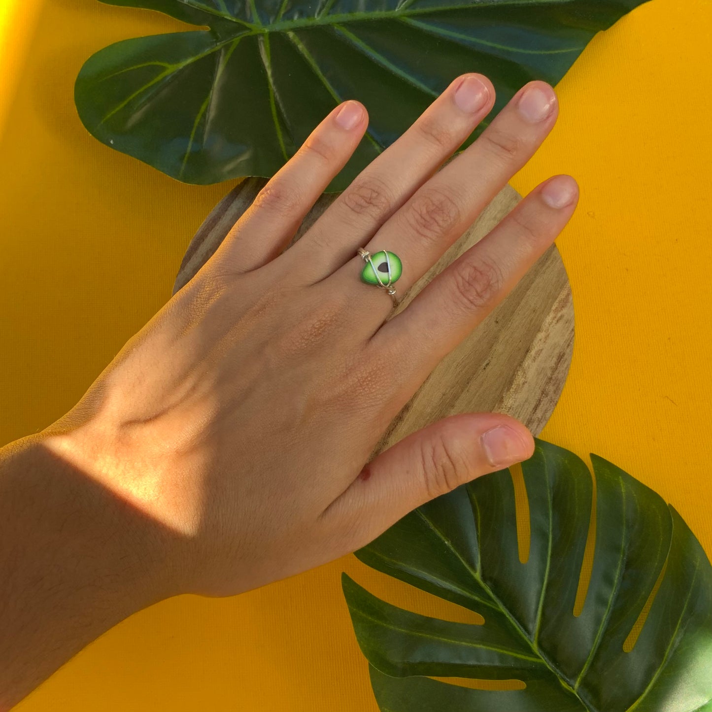 AVOCADO RING (plata)